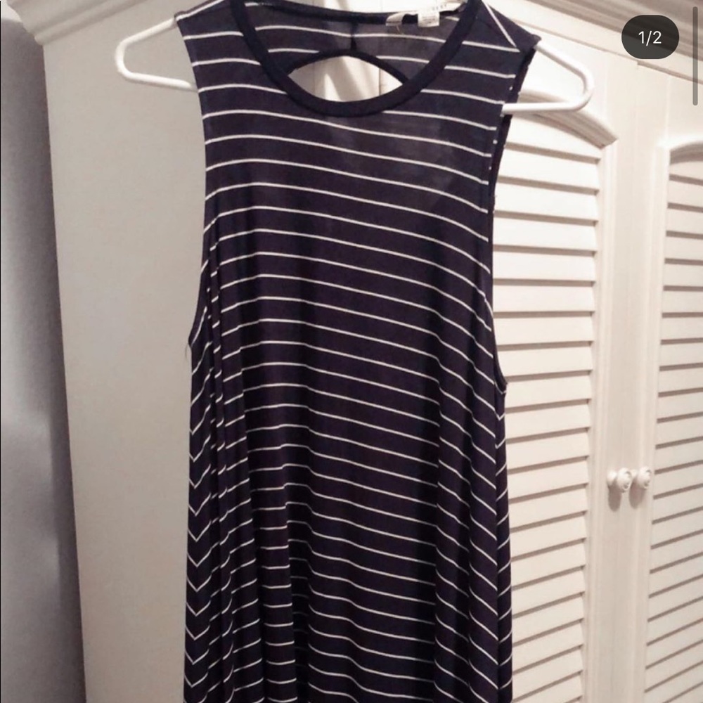 CASUAL STRIPED DRESS